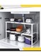 Tiers Pool Space Arrangement Frame Adjustable Under Sink Storage Organizer
