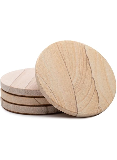Thirstystone Coaster and Holder 4 inch round TS3 - Desert Sand
