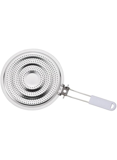 Hic Kitchen Heat Diffuser Reducer Flame Guard Simmer Plate, Stainless Steel
