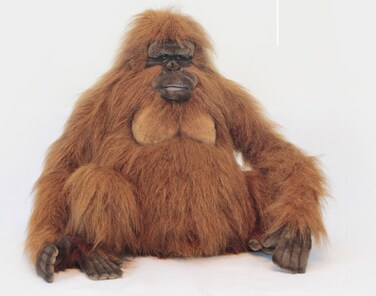 Hansa Orangutan Plush Toy 58 cm Realistic Soft Stuffed Animal Wildlife Collectible