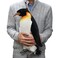 Hansa 7091 King Penguin Plush   Realistic Hand-Finished Soft Toy Bird   Collectible Stuffed Animal for Kids &amp; Adults
