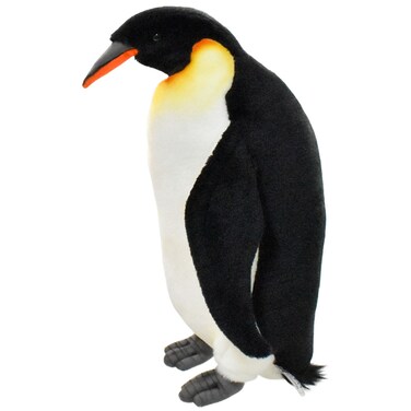 Hansa 7091 King Penguin Plush   Realistic Hand-Finished Soft Toy Bird   Collectible Stuffed Animal for Kids &amp; Adults