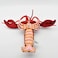 Hansa 6093 Lobster Plush   40 cm Realistic Marine Animal Soft Toy   Hand-Finished Stuffed Lobster