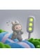 Labubu Plush Monster Doll - Soft Collectible Plush Figure &amp; Keychain, Cute Labubu Monster Plush Toy For Kids &amp; Adults, Trendy Collectible Art Toy Gift, Creative Keychain Plush For Bags, Black