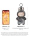 Labubu Plush Monster Doll - Soft Collectible Plush Figure &amp; Keychain, Cute Labubu Monster Plush Toy For Kids &amp; Adults, Trendy Collectible Art Toy Gift, Creative Keychain Plush For Bags, Black