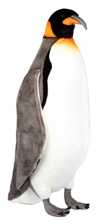 Hansa 7087 Emperor Penguin Plush   Realistic Hand‑Finished Soft Toy   Collectible Stuffed Animal for Kids &amp; Adults