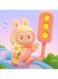 Labubu Plush Monster Doll - Soft Collectible Plush Figure &amp; Keychain, Cute Labubu Monster Plush Toy For Kids &amp; Adults, Trendy Collectible Art Toy Gift, Creative Keychain Plush For Bags, Backpacks