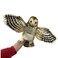 Hansa Barn Owl Hand Puppet 38 cm Realistic Plush Animal Toy Soft Hand Puppet for Kids &amp; Adults