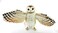 Hansa Barn Owl Hand Puppet 38 cm Realistic Plush Animal Toy Soft Hand Puppet for Kids &amp; Adults