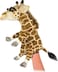 Hansa Giraffe Hand Puppet 33 cm Realistic Soft Plush Puppet Toy for Kids &amp; Imaginative Play