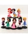Generic Princess Action Figure, Set Of 8 Pcs Snow White Sofia Cinderella Belle Jasmine Anna Mulan PVC Model Collection, Toy Set Cake Toppers