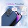Case for Xiaomi Redmi 14C / Poco C75 Cover, Liquid Gel Rubber Bumper Case with Soft Microfiber Lining Cushion Slim Hard Shell Shockproof Protective Cover for Xiaomi Redmi 14C / Poco C75 (Blue)