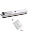 Vacuum Sealer Machine With 15 Piece Pouch Black/White 700grams