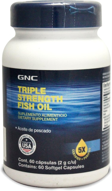 GNC TRIPLE STRENGTH FISH OIL