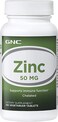 GNC ZINC 50 MG - 100 VEGETARIAN TABLETS