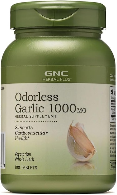 GNC HERBAL PLUS ODORLESS GARLIC 1000 MG