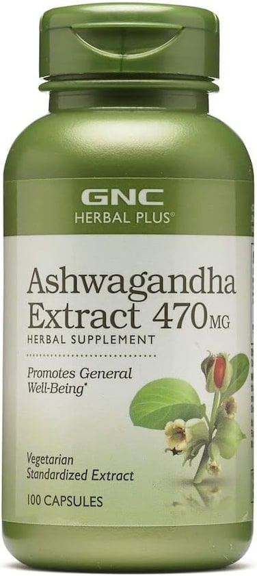 GNC HERBAL PLUS ASHWAGANDHA EXTRACT 470 MG