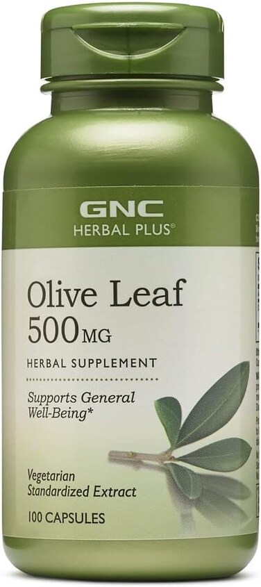 GNC Herbal Plus Olive Leaf 500 mg