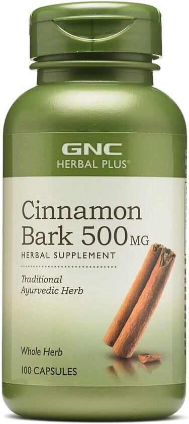 GNC HERBAL PLUS CINNAMON BARK 500 MG