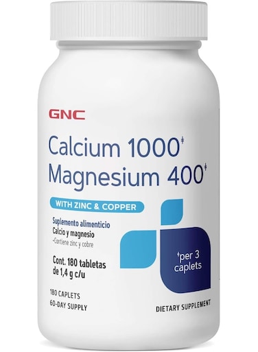 GNC CALCIUM 1000 MAGNESIUM 400 WITH ZINC AND COPPER