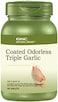 GNC NATURAL BRAND COATED ODORLESS TRIPLE GARLIC