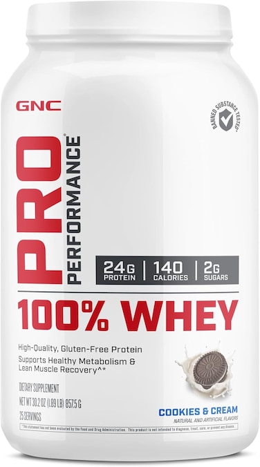 GNC Pro Performance 100 Whey Cookies Cream 0.9kg.