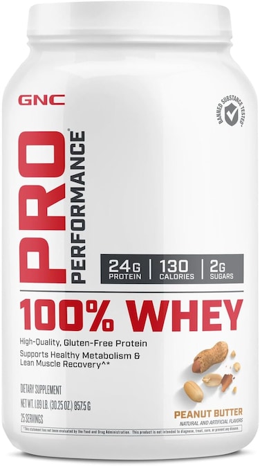 GNC Pro Performance 100 Whey Protein - Peanut Butter 1.89 lbs.