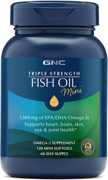 GNC TRIPLE STRENGTH FISH OIL MINI