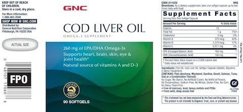 GNC - COD LIVER OIL