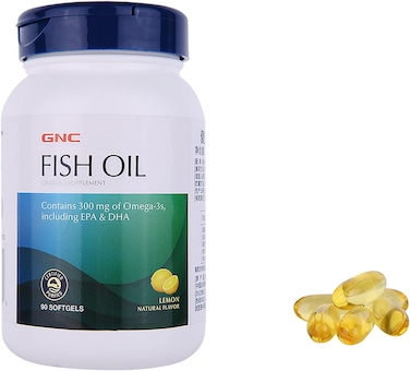 GNC Fish Oil - Lemon_90 softgels