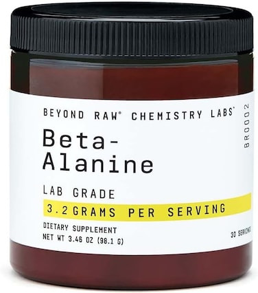 BEYOND RAW Chemistry Labs Beta-Alanine Powder   Increases Workout Performance and Decreases Muscle Soreness   30 Servings