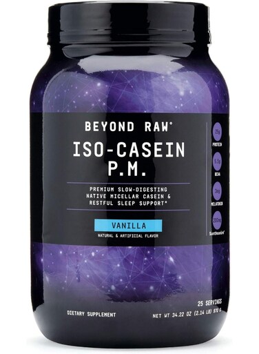 Beyond Raw Iso-Casein P.M, Vanilla, 2 Lbs