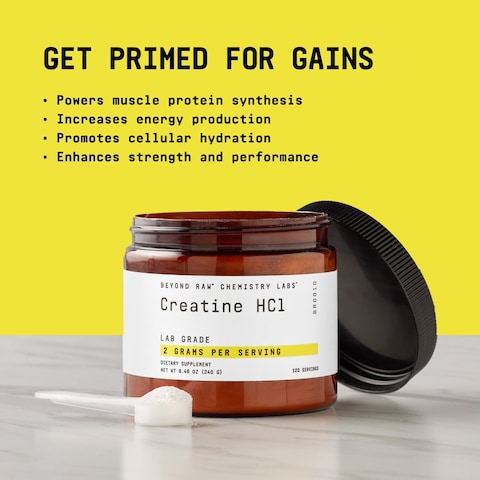 BEYOND RAW CHEMISTRY LABS CREATINE HCL