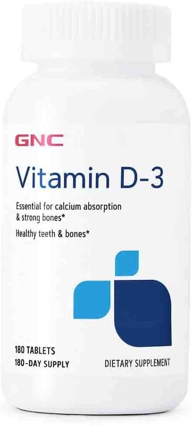 GNC Vitamin D-3-180 Tablets