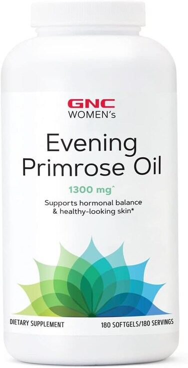 GNC WOMEN'S Evening Primrose Oil 1300mg (180 Softgels)