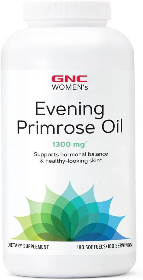 GNC WOMEN&#39;S Evening Primrose Oil 1300mg (180 Softgels)