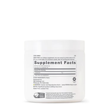 GNC Pro Performance L-Glutamine 5000Mg, 60 Servings