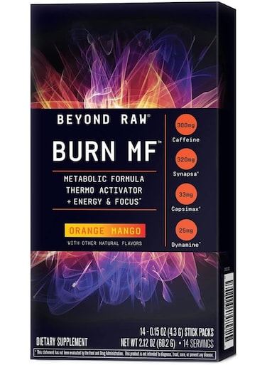 Beyond Raw Burn Mf Metabolic Activator, Orange Mango