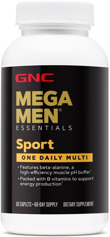 GNC Mega Men Essentials Sport One Daily Multi - 60 Caplets
