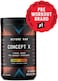 BEYOND RAW Concept X   Clinically Dosed Pre-Workout Powder   Contains Caffeine, L-Citrulline, Creatine, and Beta-Alanine   Gummy Worm   20 Servings