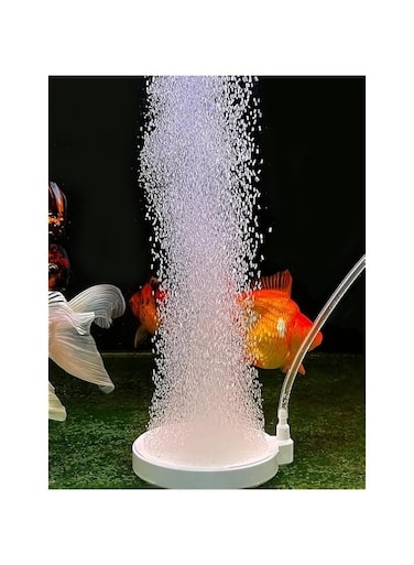 Azonee Air Stone for Aquarium Fish Tank 5CM Fish Tank Bubbler Ultra Quiet Nano Bubble Stone Dissolved Oxygen Diffuser Aquarium Oxygen Aerator Bubbler Stone for 30 to 60CM Tanks