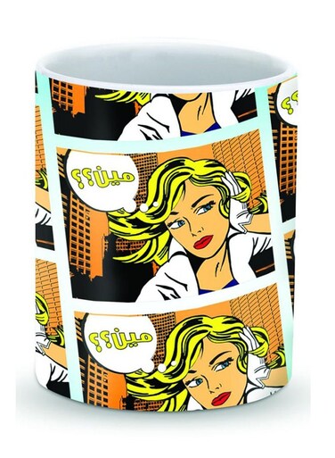 Premium Meen Comic Strip Designer Mug Multicolour