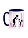 Mother's Day Gift Printed Coffee Mug Blue/White