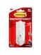 Command Wire Hook with Strips - Large, White