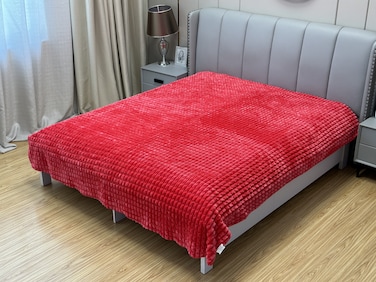 STARGOLD Single Ply Premium Cloudy Blanket Made by 100% Polyester SPUN YARN Obtained From Virgin Polyester 220X240CM 9LBS