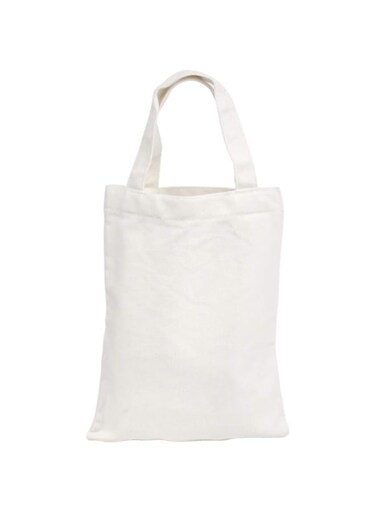 M-Aimee Canvas Craft Tote Bags - 8 Pack Fabric Blank Tote Bags, Natural Cotton for DIY Crafts, Gift Bag and Wedding, Birthday, Shopping, or Reusable Grocery Bag 13"x10" White AED4200AED42.0