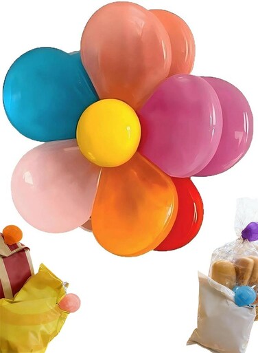 3D Flower Food Bag Clips for Snacks, Sandwich, Coffee, Freezer