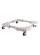 Plastic Stand With 4 Wheels Off White Medium
