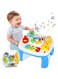 AM ANNA Baby Activity Table for Toddlers 6 to 12 Months, Giraffe Musical Learning Table 2 in 1 for Boys Girls,Baby Musical Toys Multifunctional Play Early Learning Table for 1 2 3 Years Old