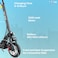 Top Gear TG 750 PRO Electric Scooter for Adults, 90km/h Ride-ons Speed Folding E Scooter, 40-45km (Pro) Travel Distance Range,Dual Suspension, LED Lights, Disc Brakes